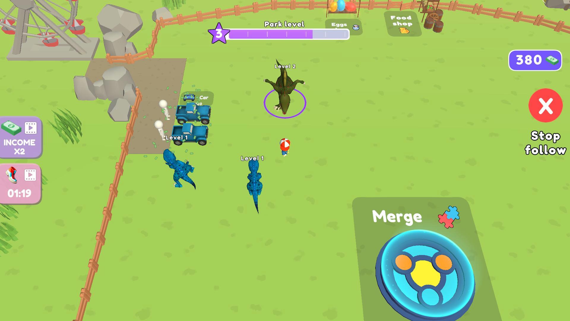 Dino land screenshot
