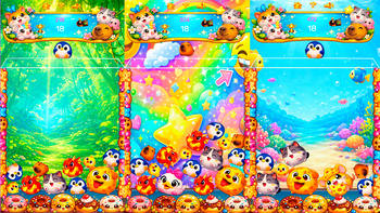 Cute animals. Merge