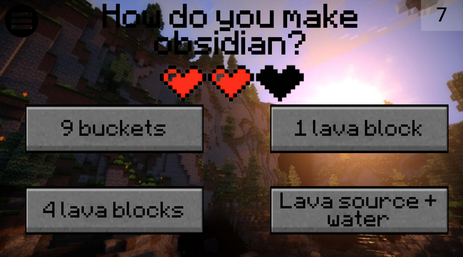 MiniCraft Quiz — screenshot 3