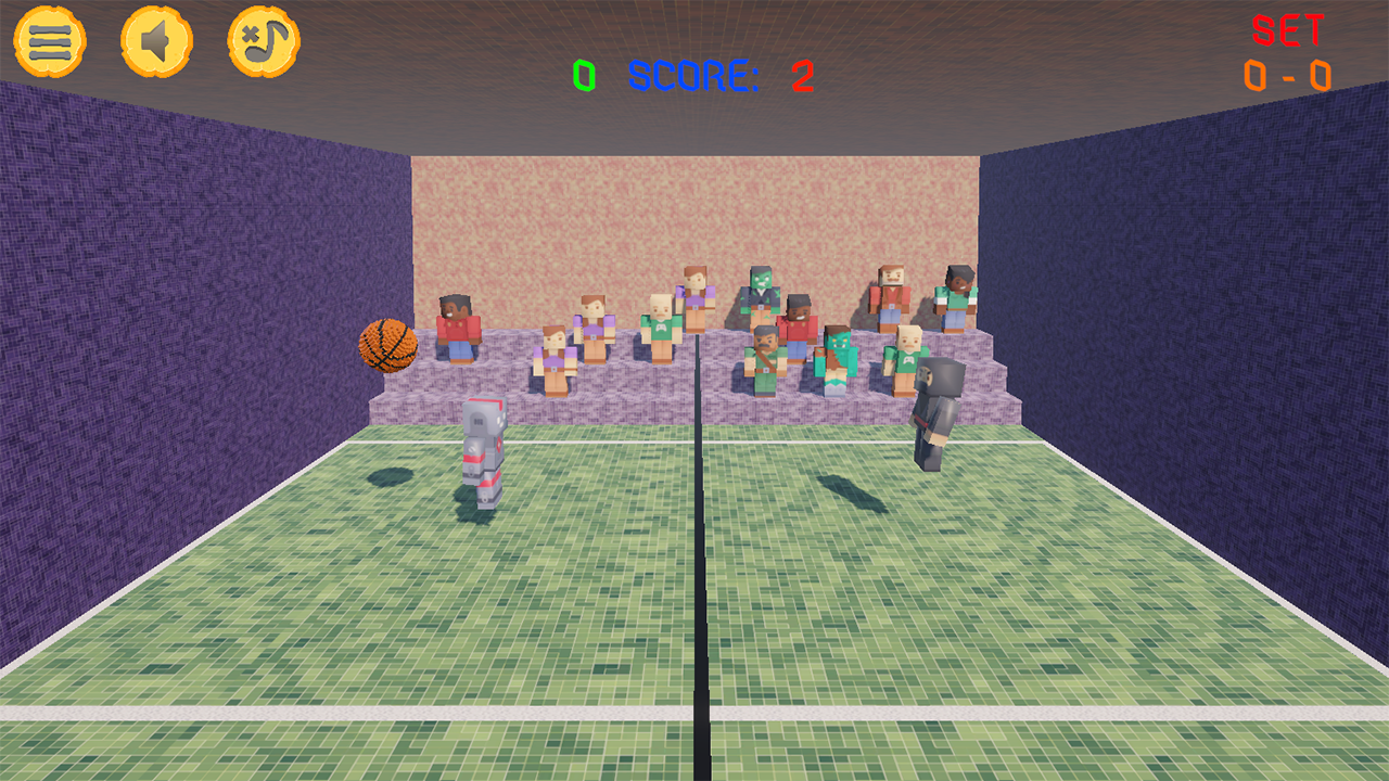 Cubey volleyball — screenshot 1