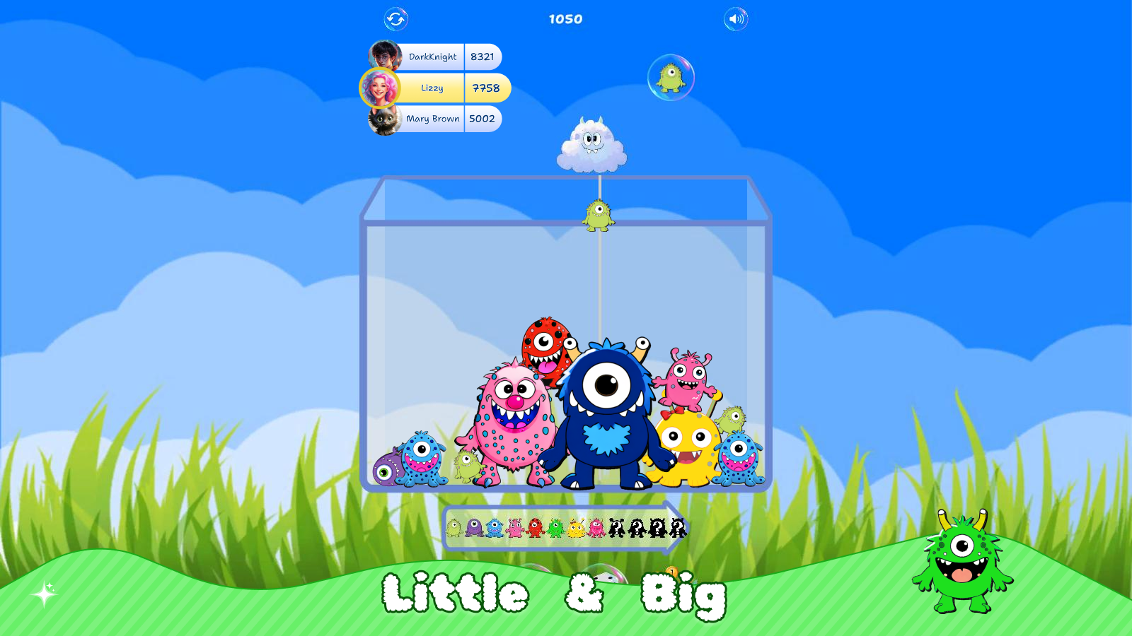 Cute Monsters Merging Game 2048: Merge Original screenshot