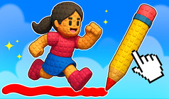 Obby online with friends: Draw and Jump!