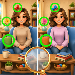 Spot 5 Differences Social