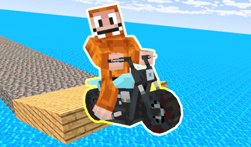 Labubu on a bike game cover
