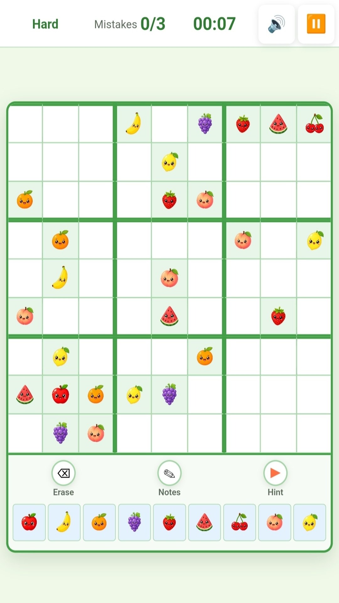 Fruit Sudoku screenshot 4