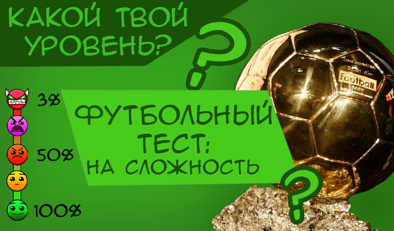 Футбольный тест: на сложность game cover