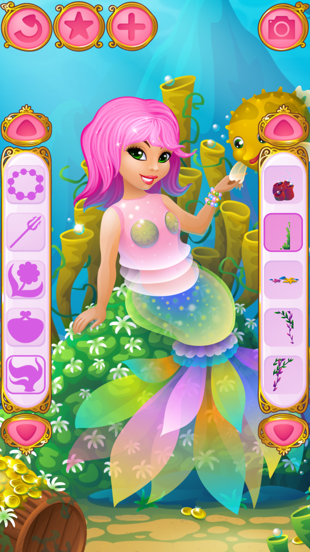 chinese dress ladies Mermaid Princess Makeover - Dress Up, Makeup & eCard Maker Game