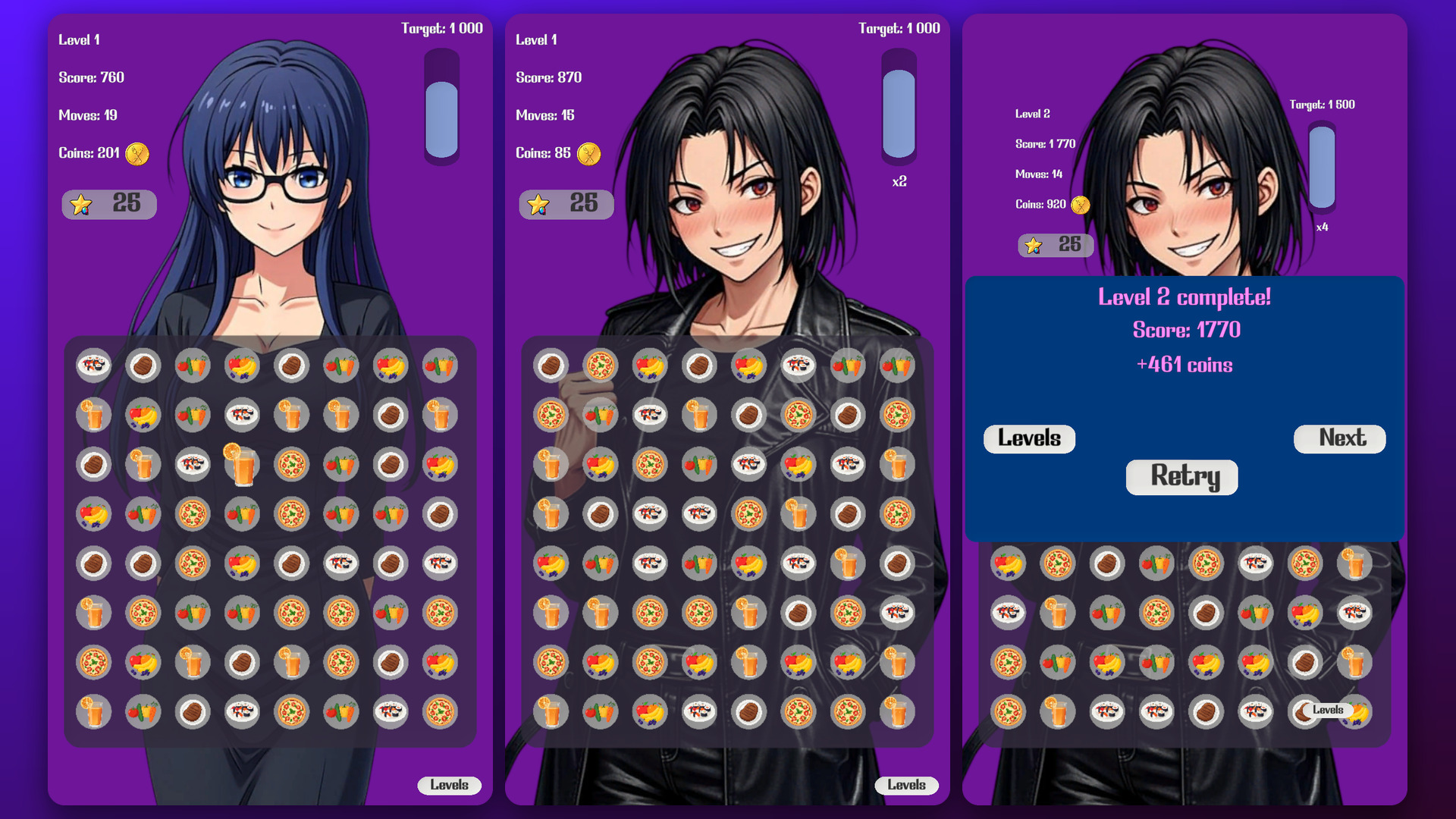 Beautiful Feast: match-3 — screenshot 1