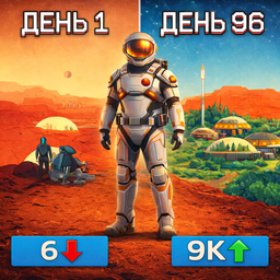 Тайкун Выживи на Марсе: Построй Империю