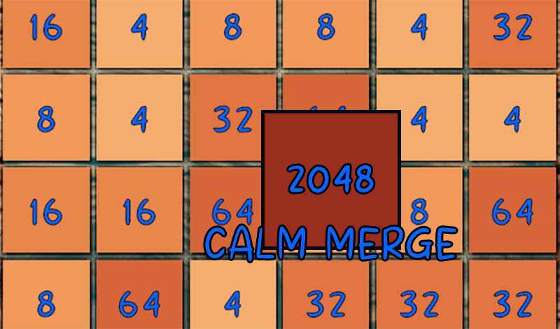 2048 Calm merge game cover
