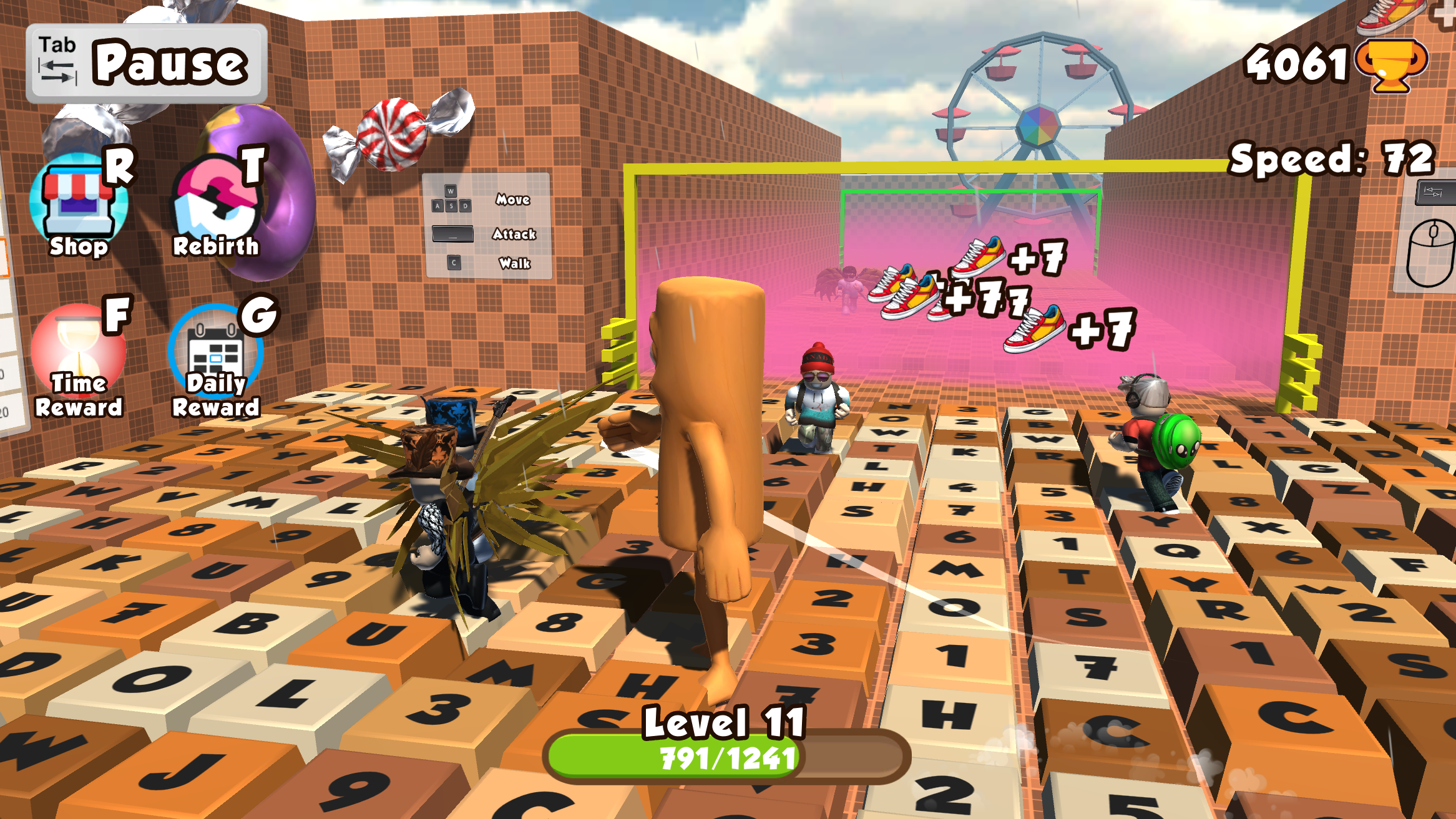 Break the Keyboard Escape: Brainrot Boss Mode Obby — screenshot 13