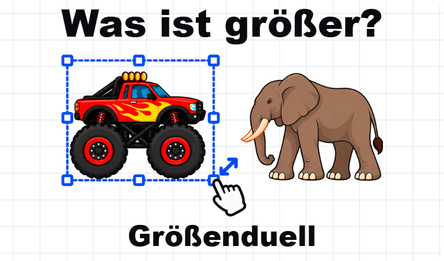 Was ist größer? Größenduell