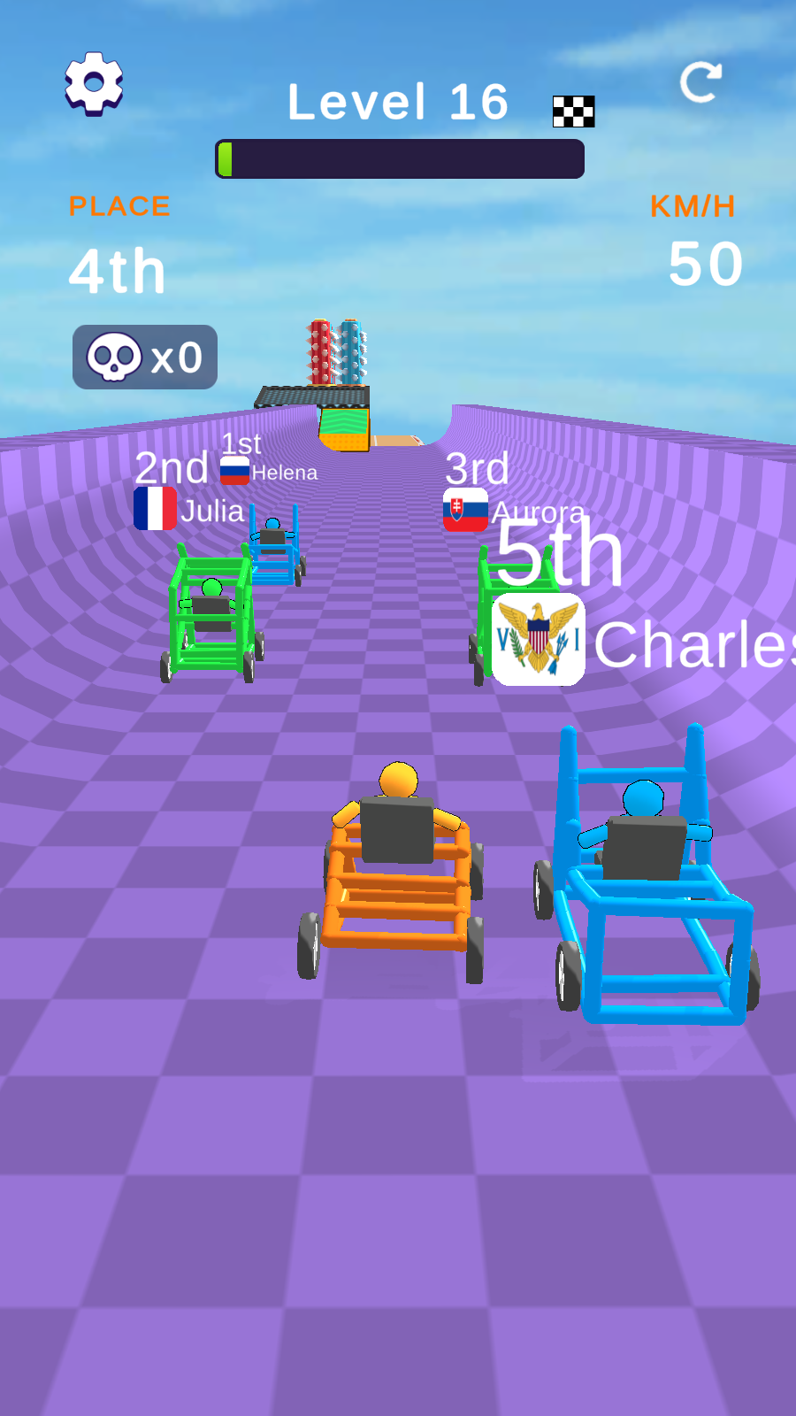 Draw Crash Race: Stunt Race screenshot 11