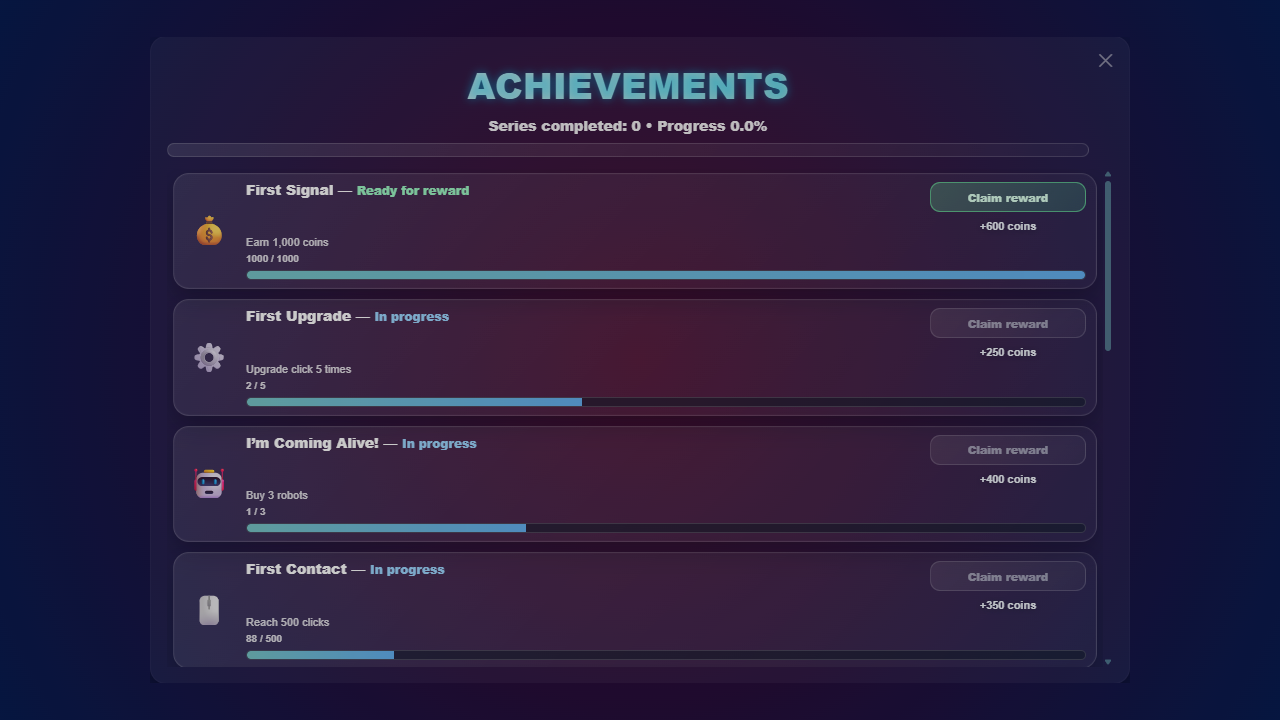 Robo Clicker — screenshot 2