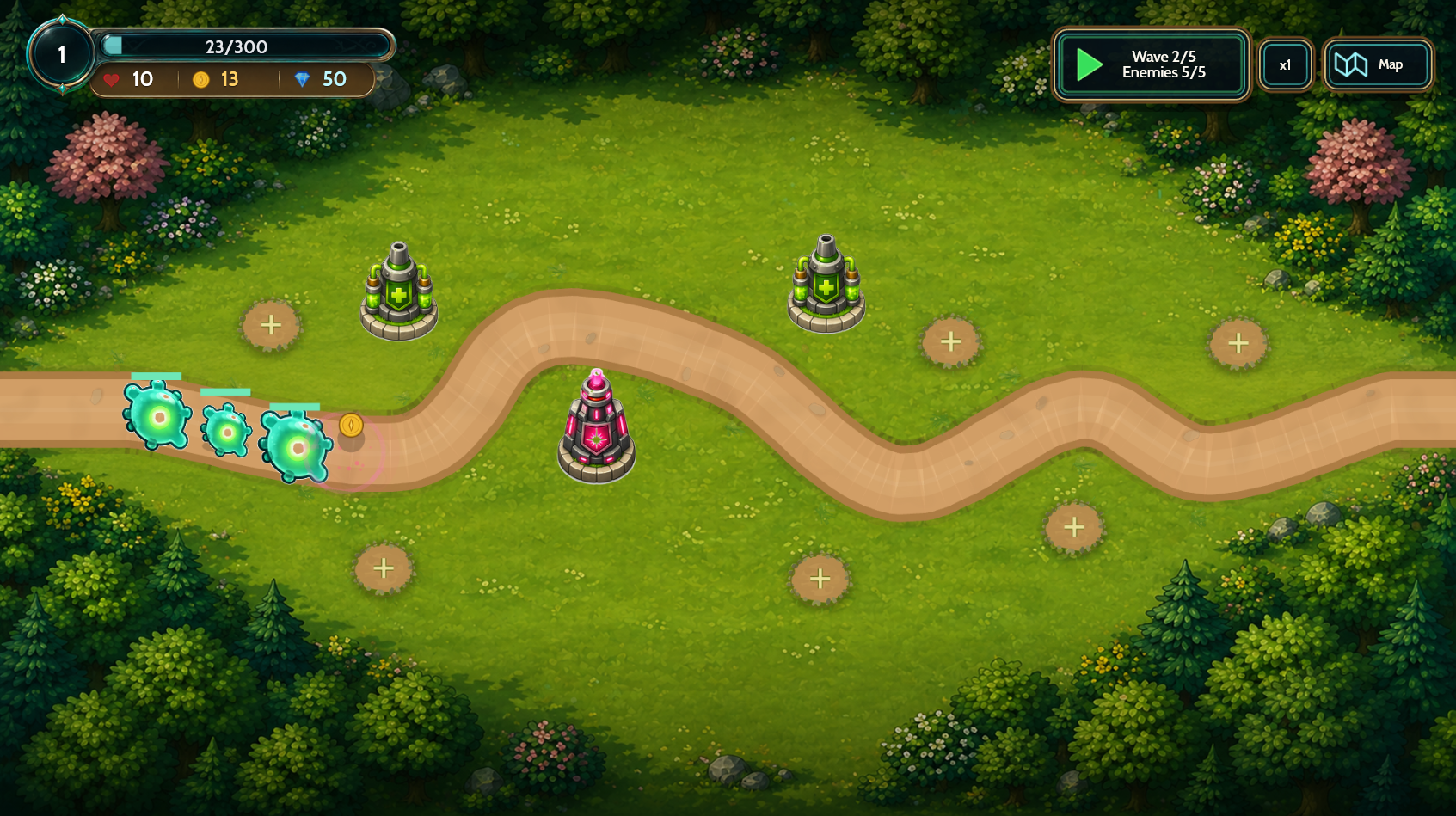 Towers against microbes — screenshot 3