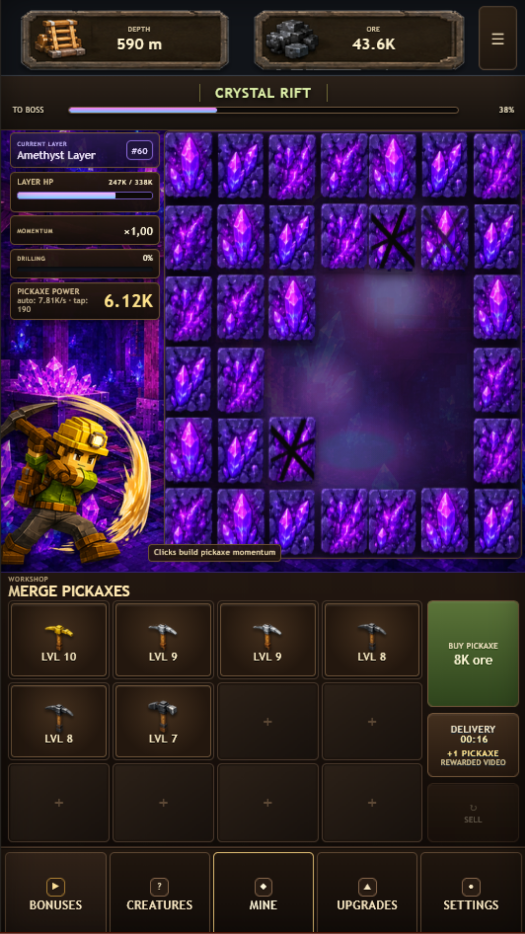 Mutant Mine: Dig & Merge screenshot 3