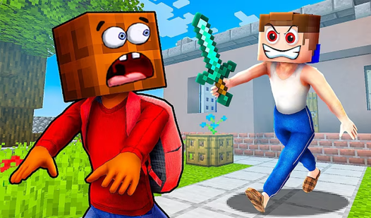 Schoolboy Noob Escape from Granny  loading=