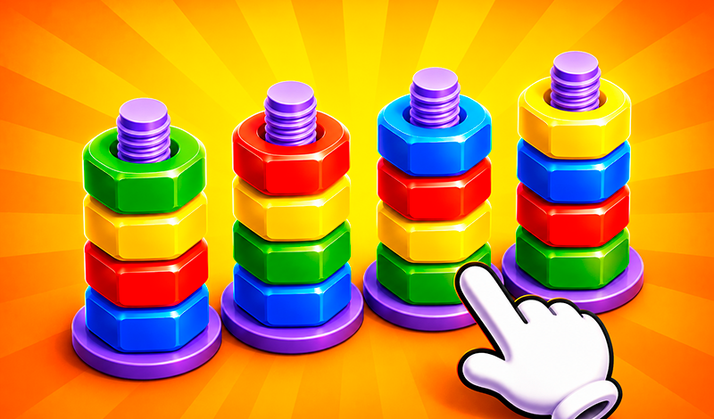 Nuts: SPIN & SOLVE game cover