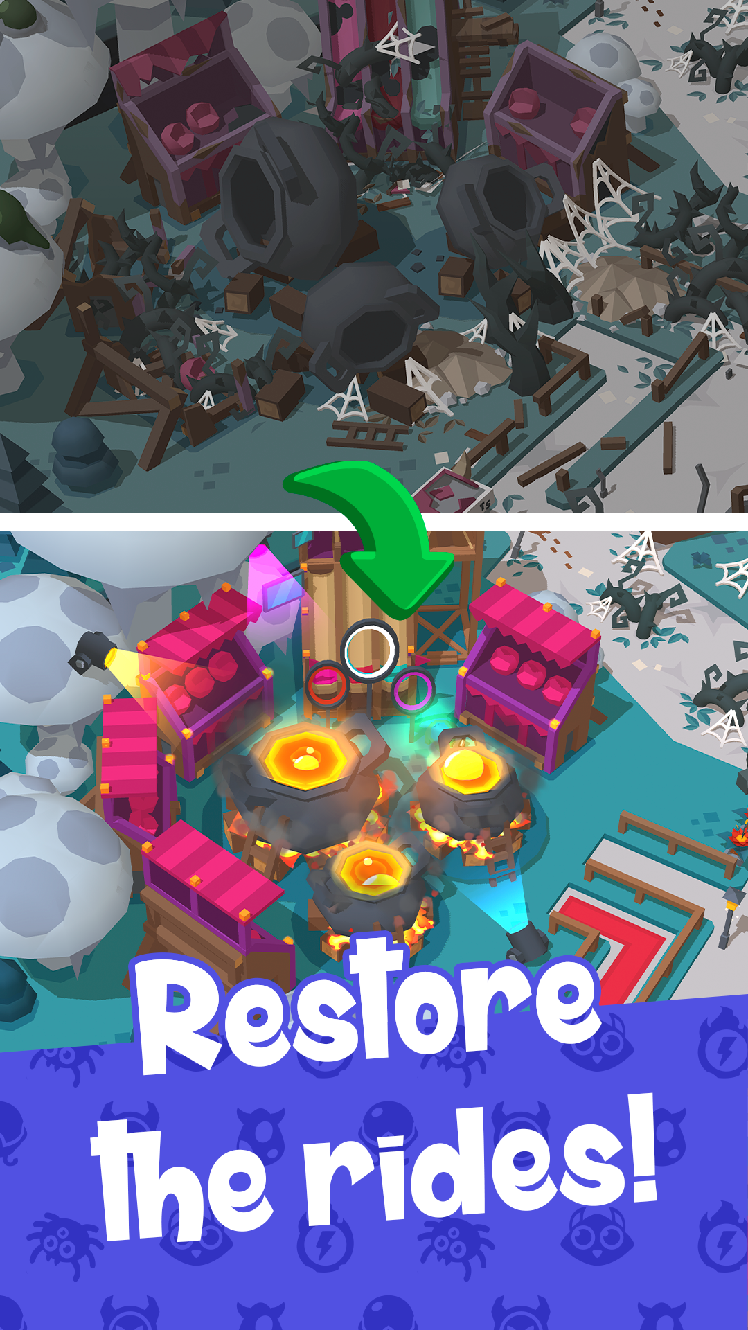 Hell Merge Theme Park screenshot 10