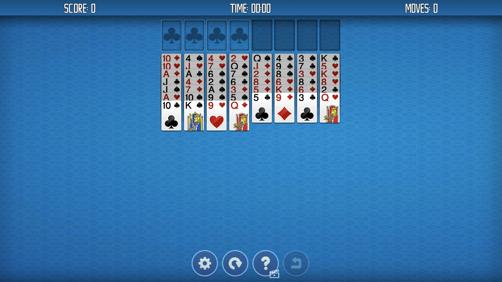 The Best Freecell Solitaire screenshot