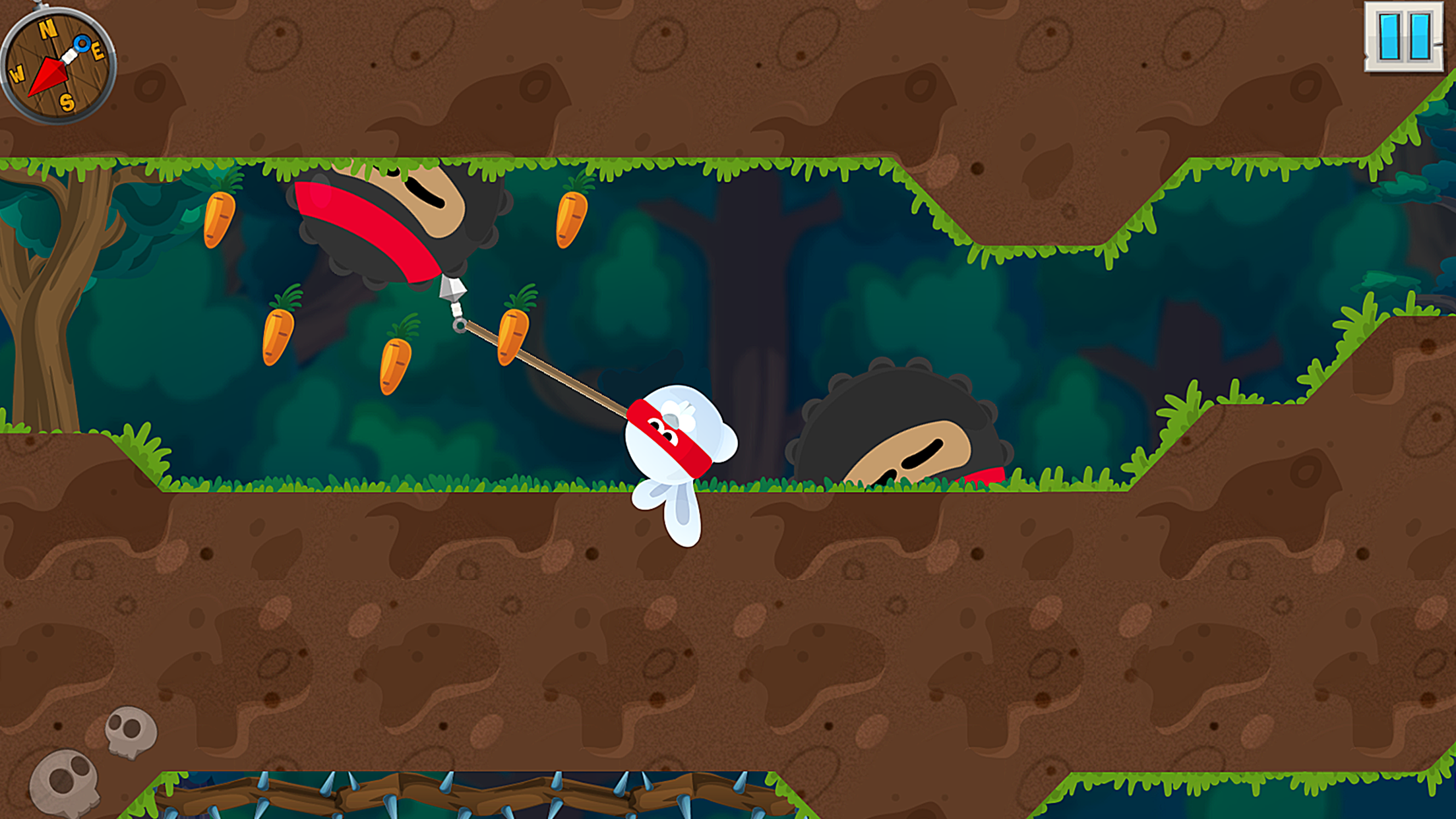Rabbit Samurai - Ninja ball games screenshot 4