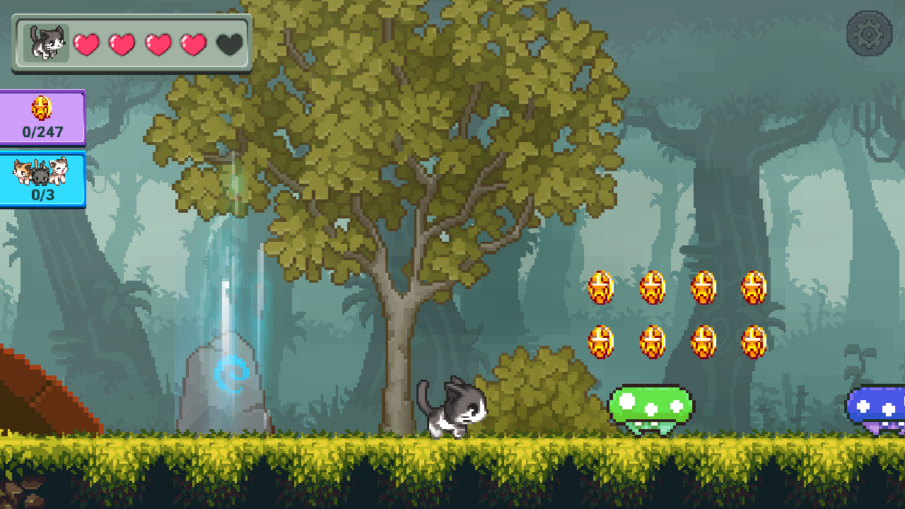 Cute cat's adventures screenshot