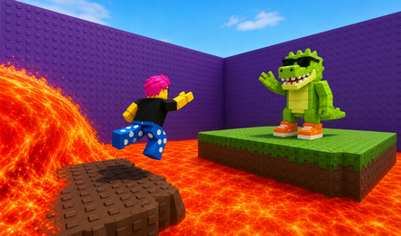 Survive Lava for Brainrots!