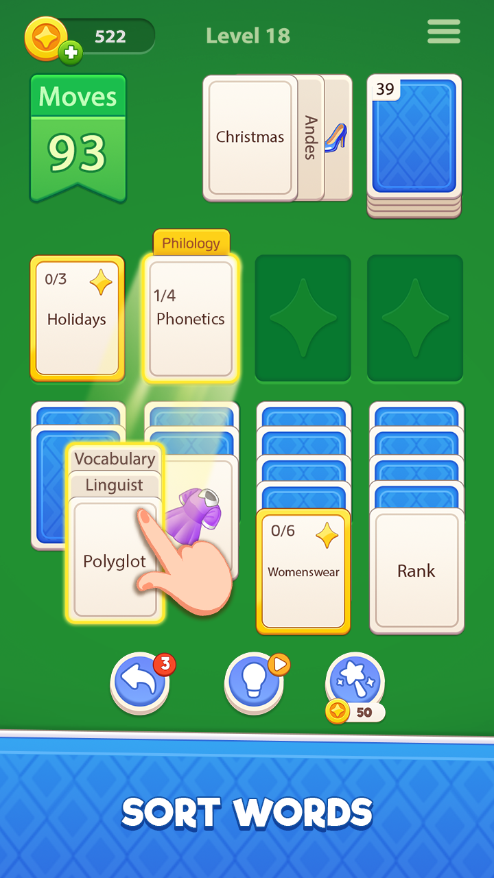 WorDeck: Solitaire screenshot 5