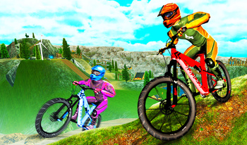 Mountainbike Downhill Extrem