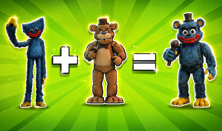 Create hybrids from FNAF, Amazing Digital Circus