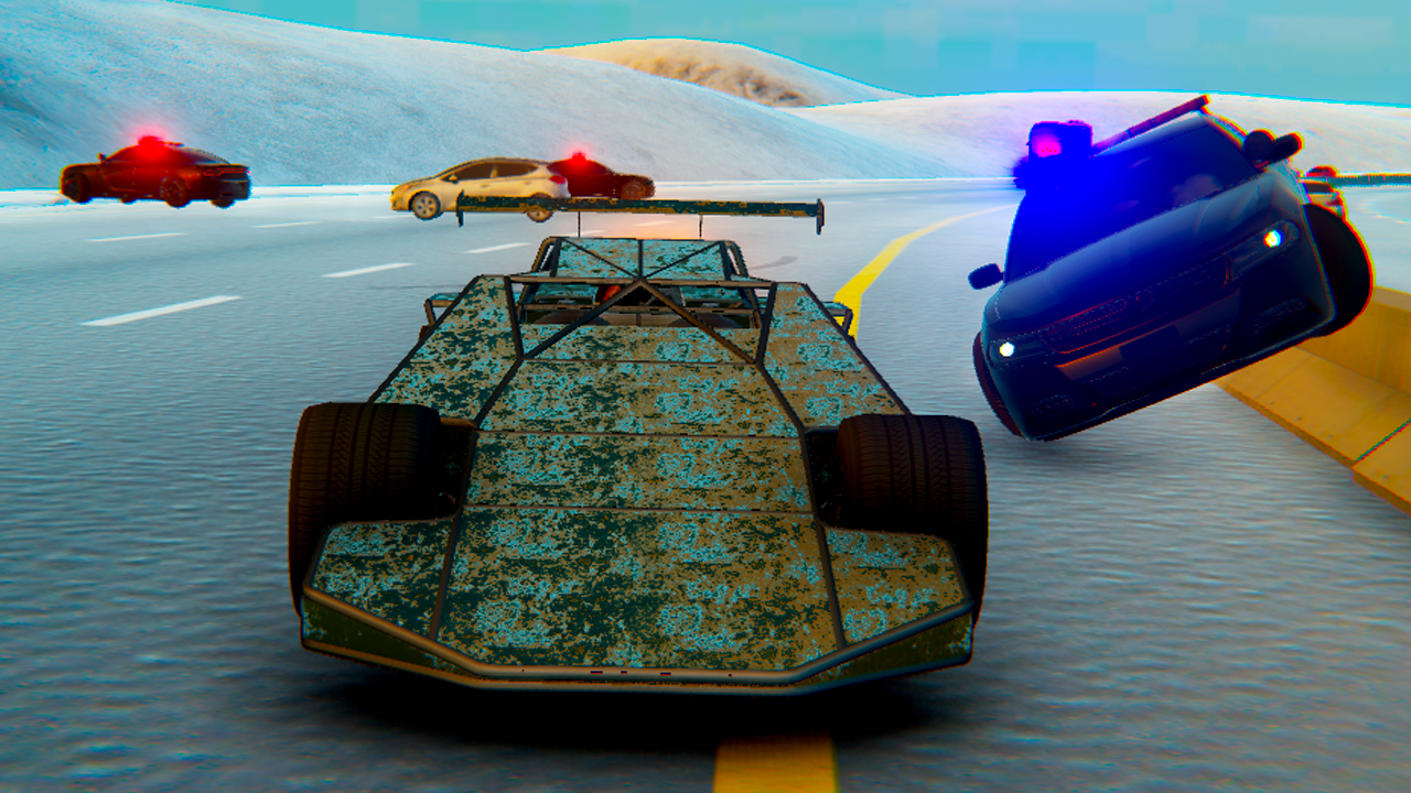 Turbo Chase from the Police screenshot