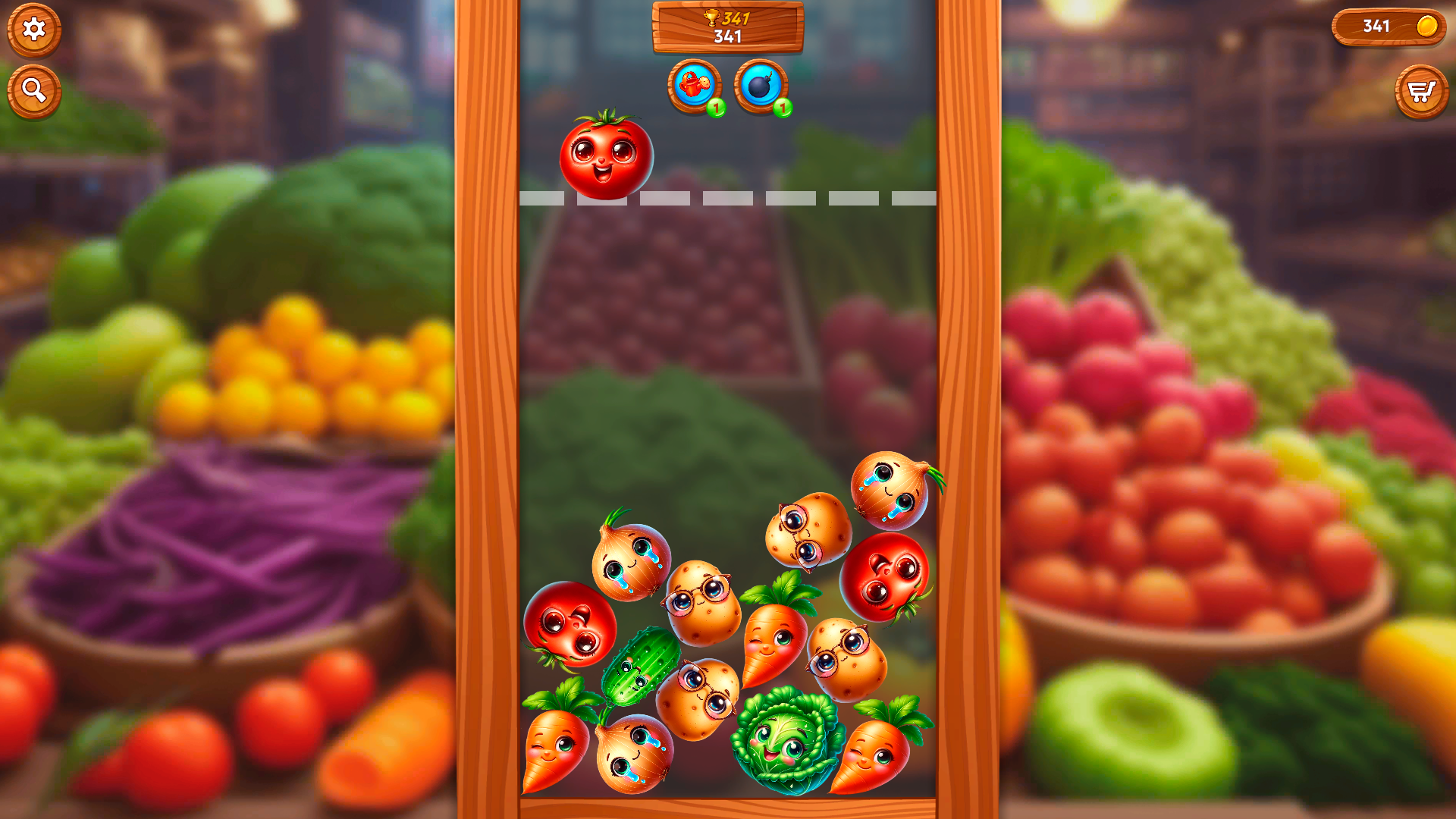 Merge vegetables: Harvest 2025! screenshot
