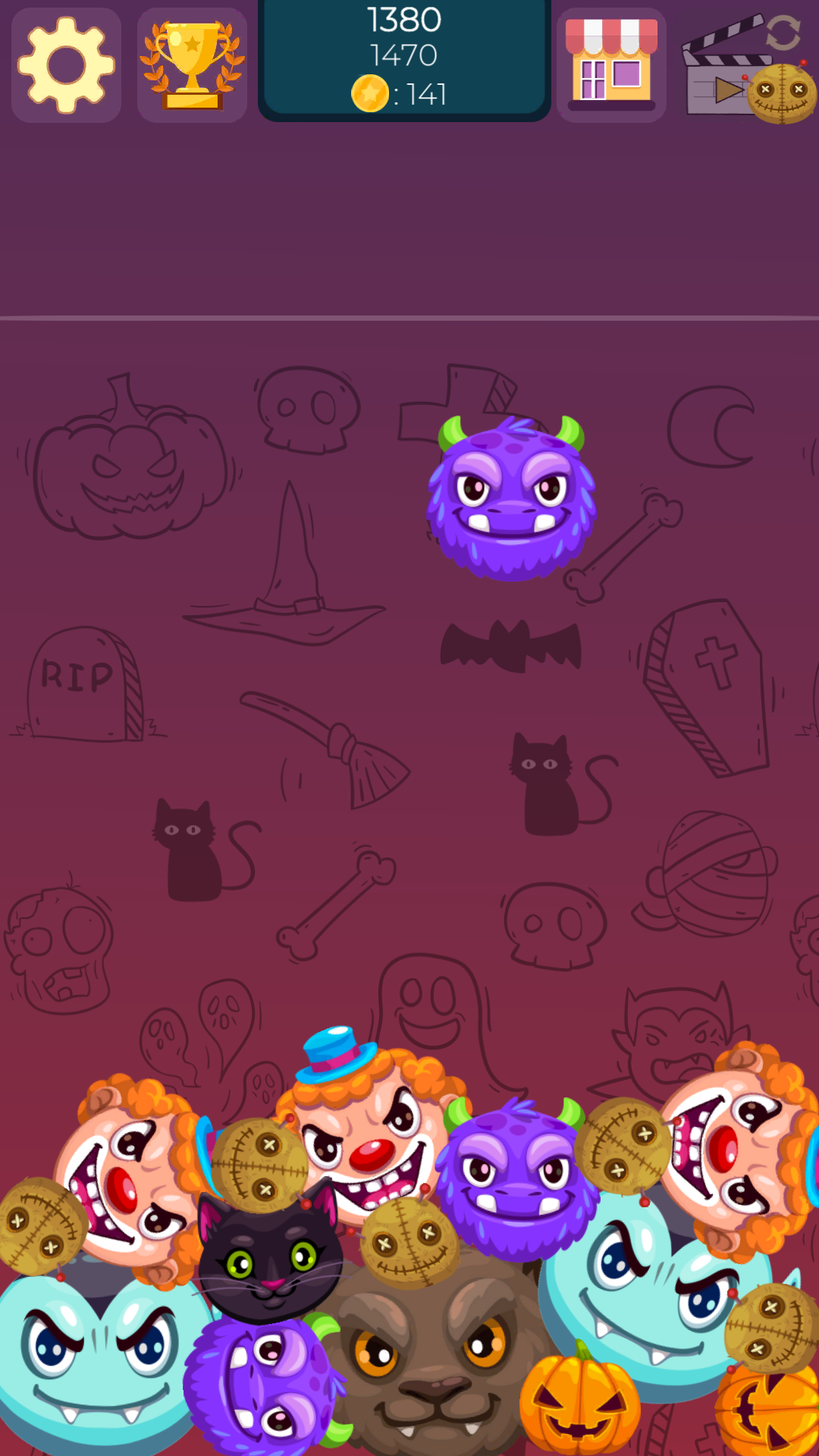 Halloween: monsters merge screenshot 6