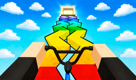 Obby, but on a Bike