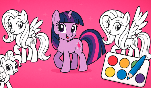 Little Pony: Coloring Book