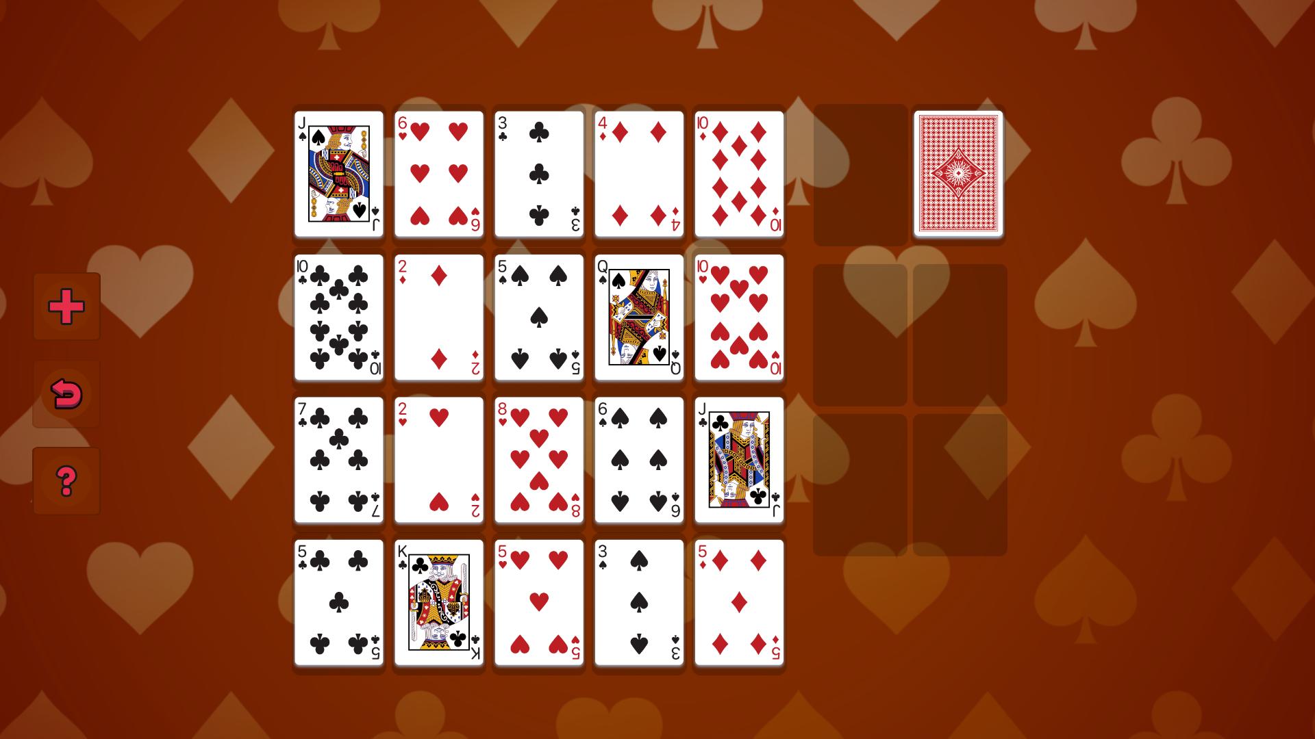 Пасьянс Ковёр 4 на 5 — screenshot 2