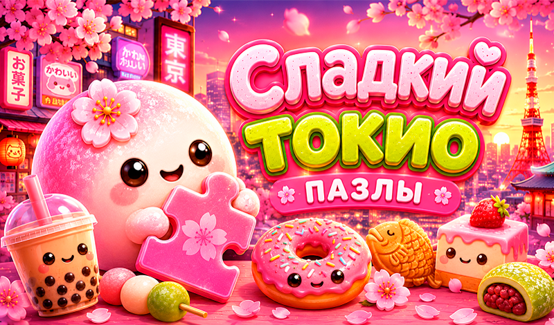 Сладкий Токио Пазлы game cover