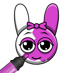 ASMR Draw and Color Sprunki and Dandy's World