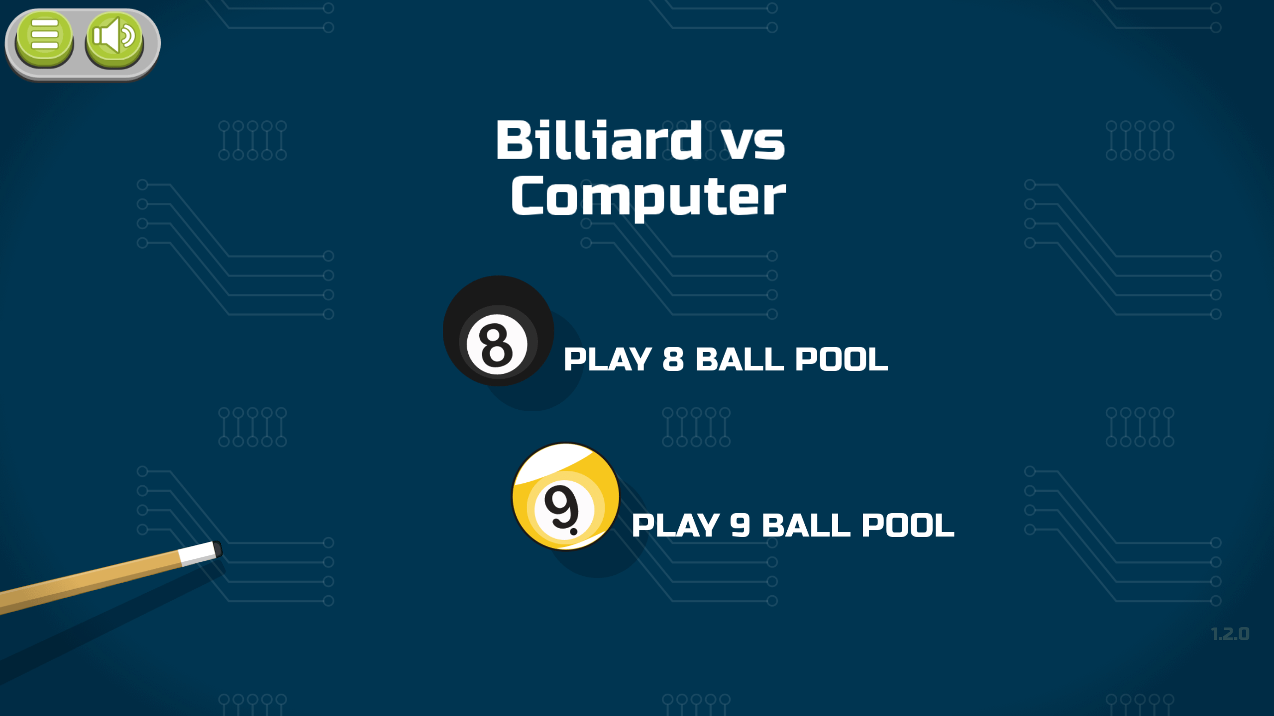 Billiard vs Computer screenshot