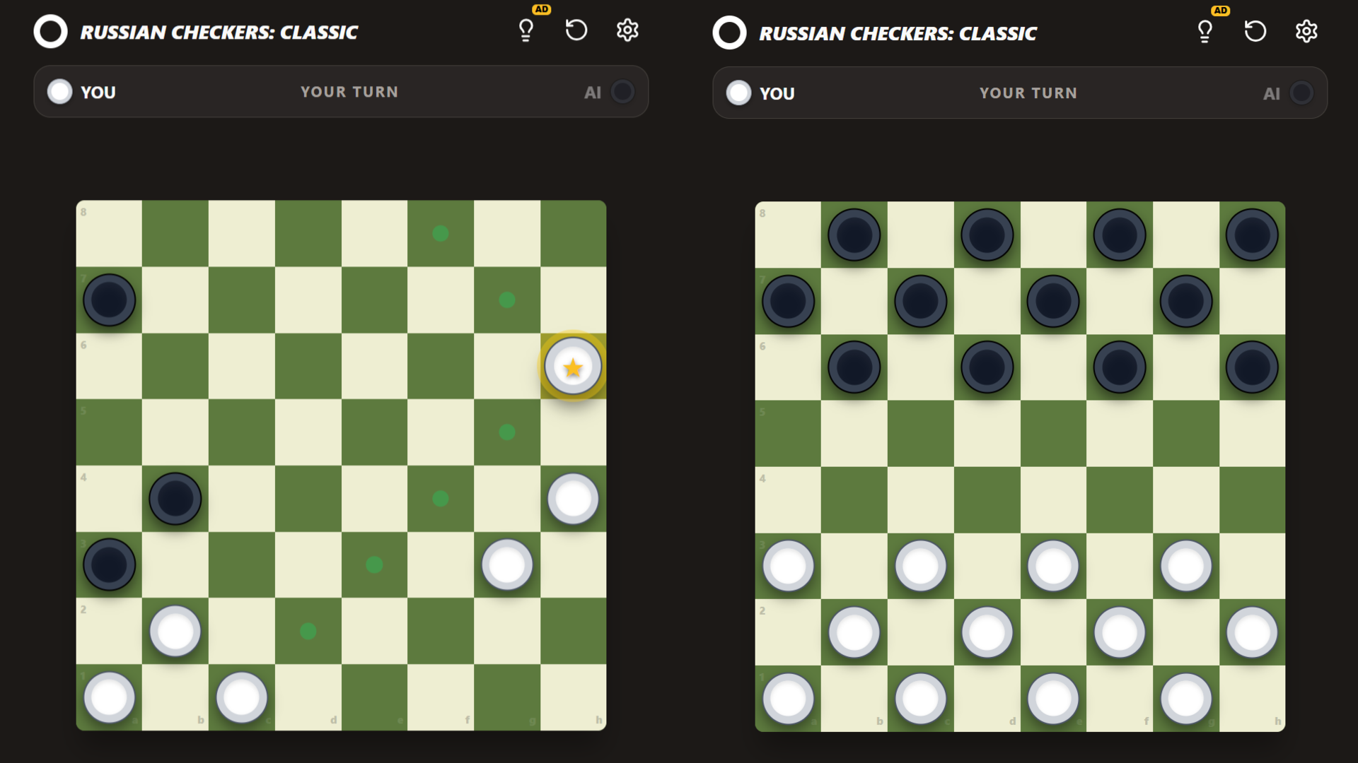 Russian Checkers: Classic — screenshot 2