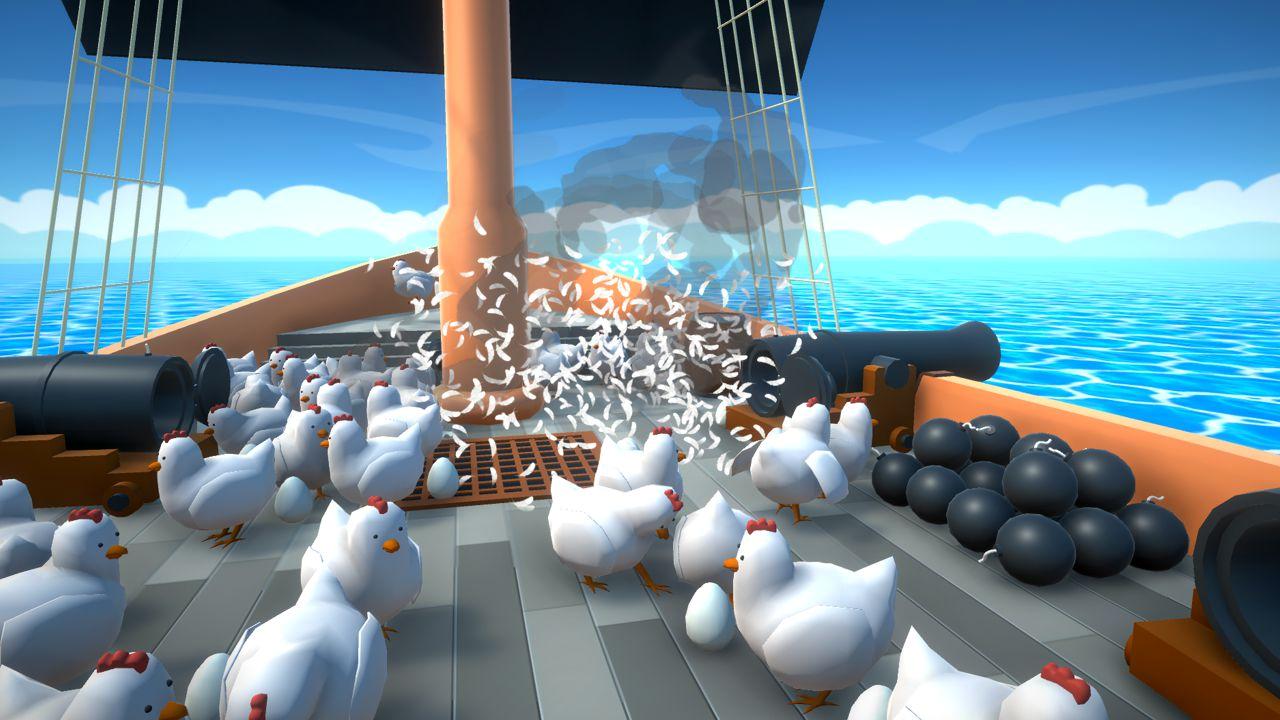 Chicken Riot on the Ship screenshot