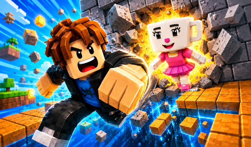 Break Walls for Brainrots: Online game cover