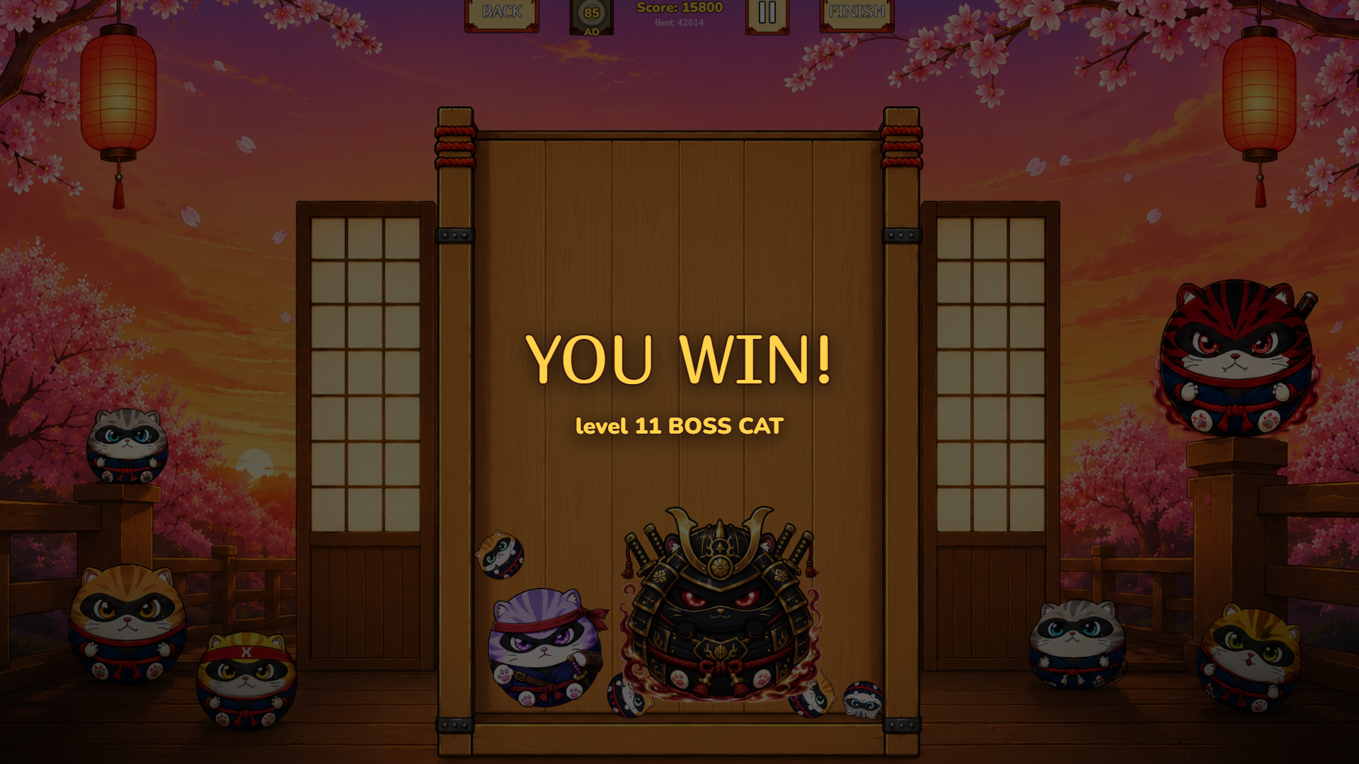 Ninja Cats: Merge — screenshot 3