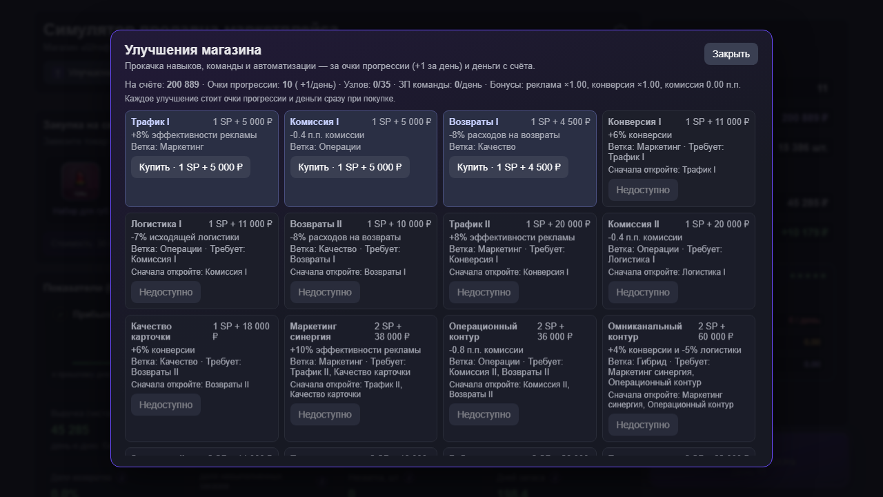 Симулятор продавца маркетплейса — screenshot 5