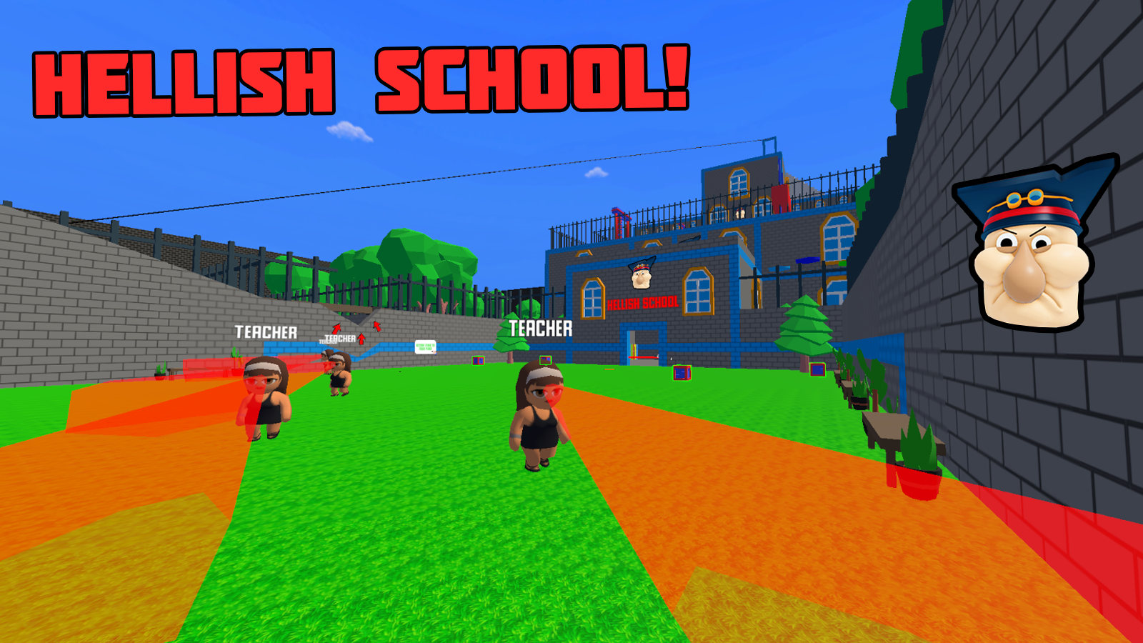 Escape from School: Mr. MeanieHead! screenshot