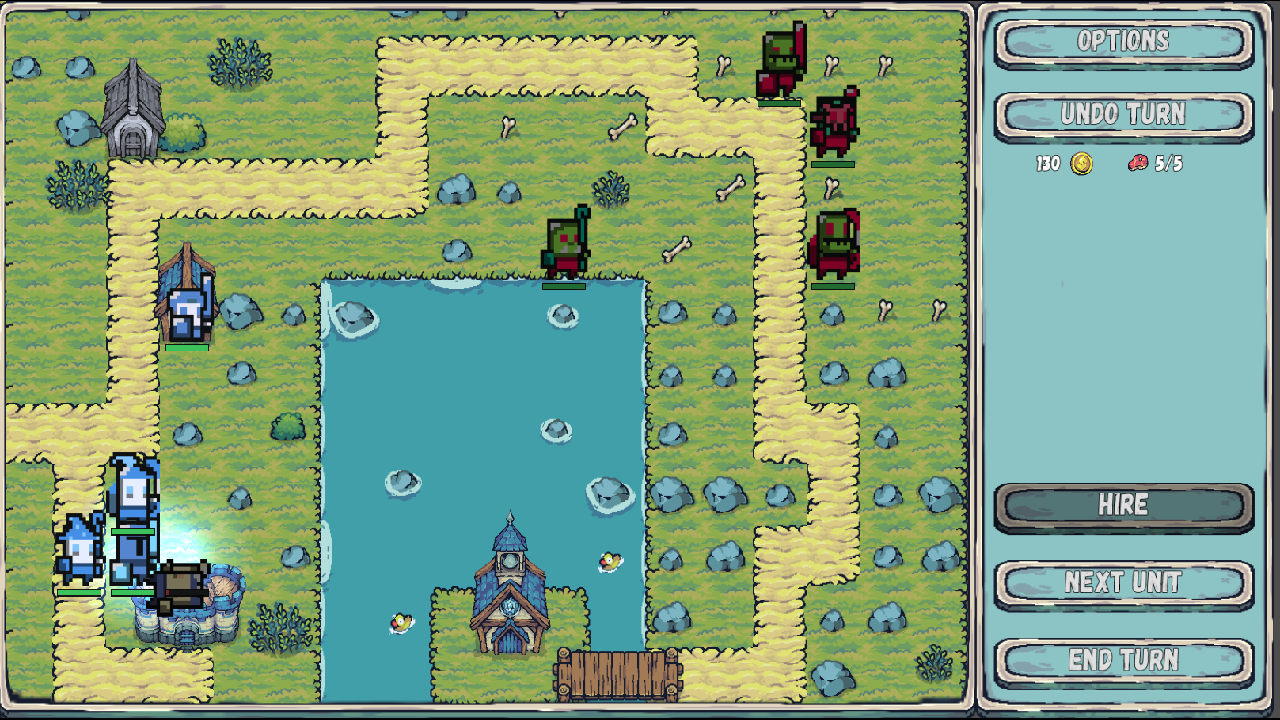 Pixel Wars: Humans vs Orcs — screenshot 2