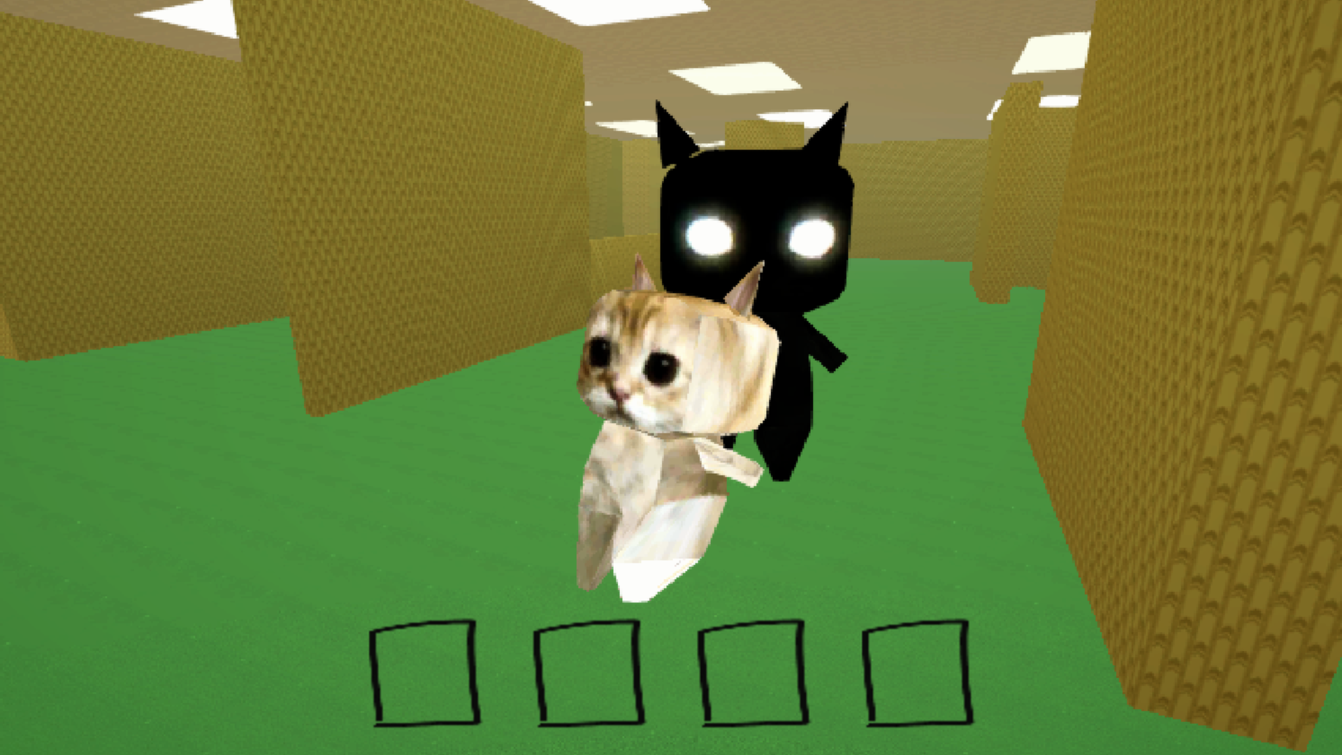 Cat in Backrooms — screenshot 1