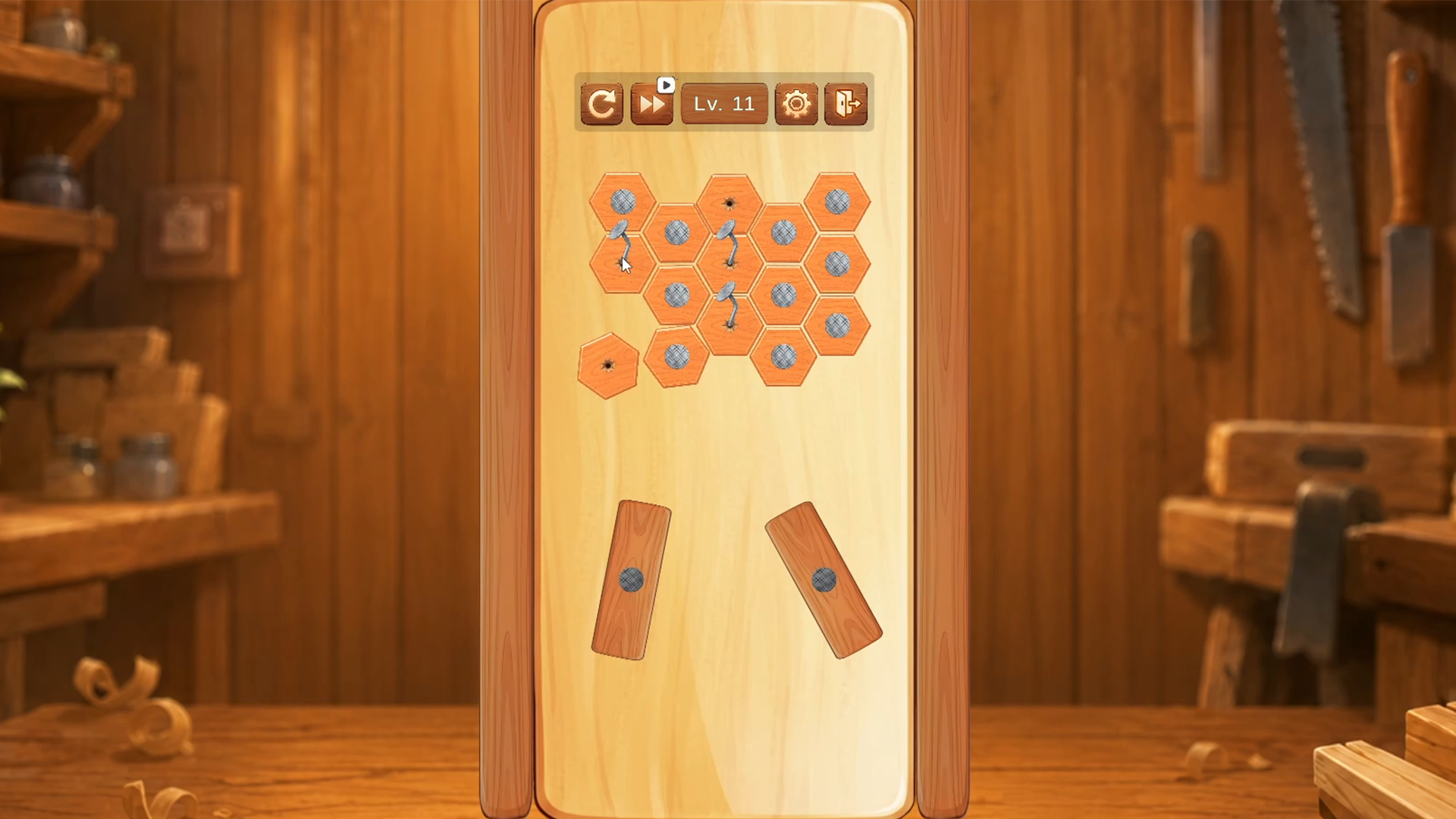 Pull the Nails: Wood Puzzle — screenshot 9
