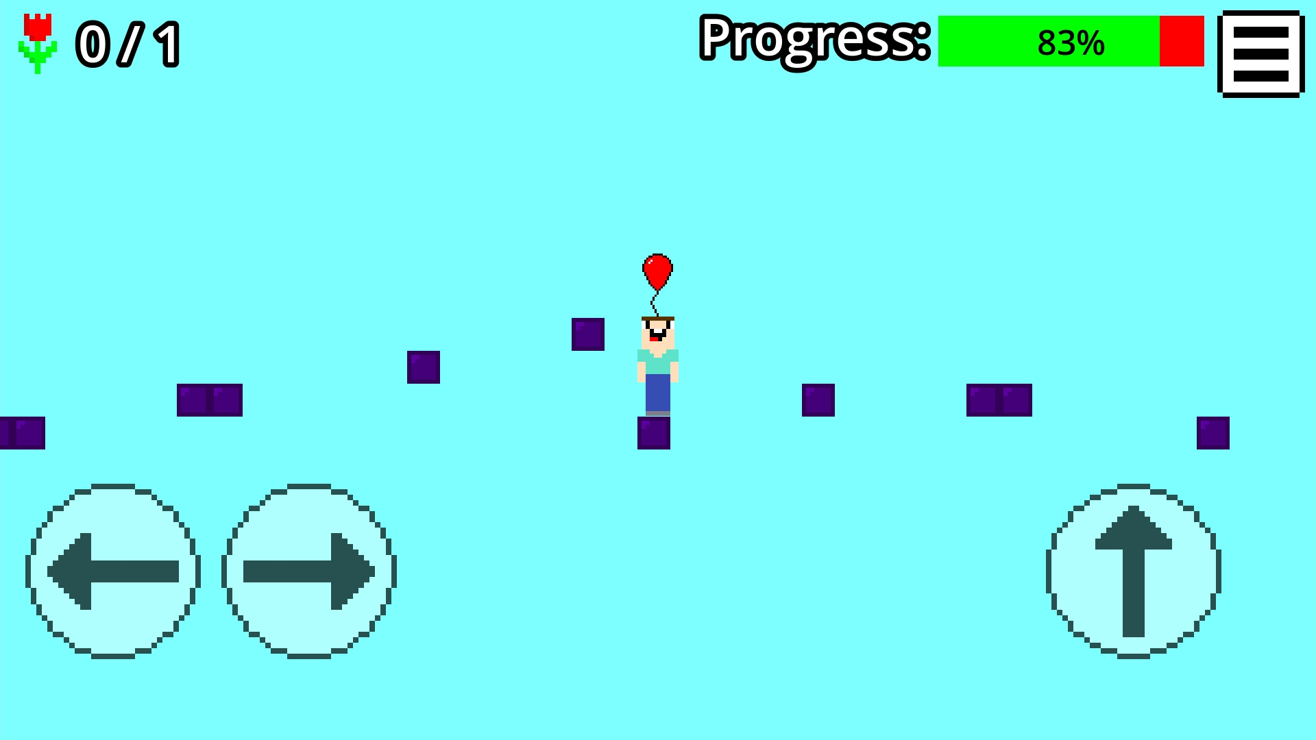Noob Parkour 2D - Bring the Flower — screenshot 12