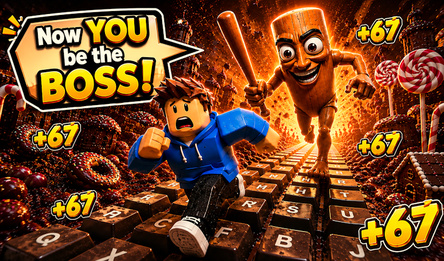 Break the Keyboard Escape: Brainrot Boss Mode Obby